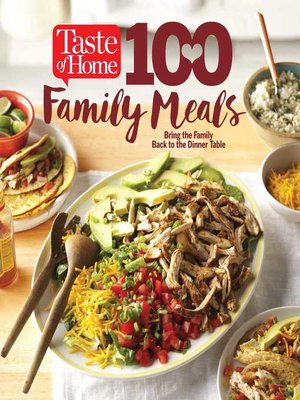 cover image of Taste of Home 100 Family Meals